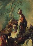 MAULBERTSCH, Franz Anton The Baptism of the Eunuch oil painting